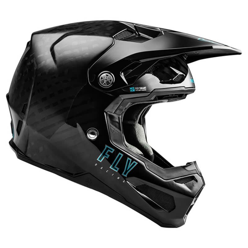 Fly Racing Formula S Carbon Youth Helmet Black Carbon