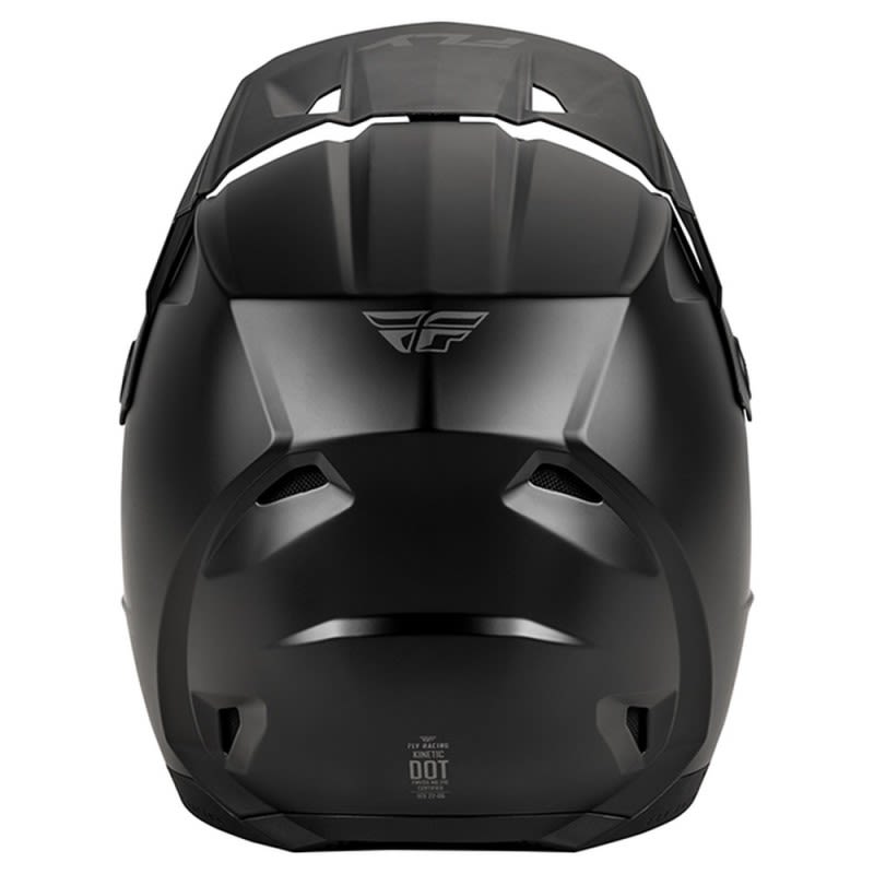 Fly Racing 2027 Kinetic Solid Matte Black Kids Helmet