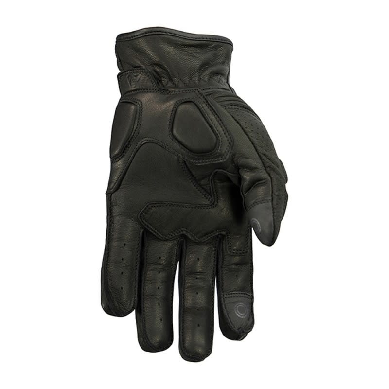 Argon Clash Leather Gloves - Black