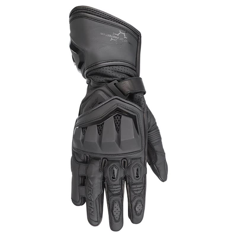 Argon Mission 2 Leather Gloves - Black/Stealth