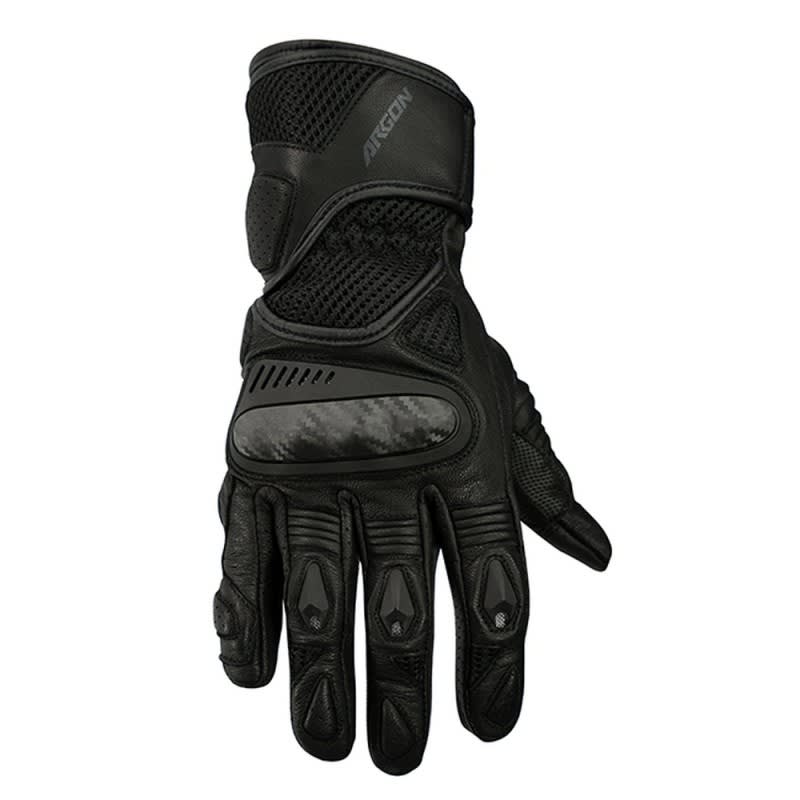 Argon Synchro Leather Gloves - Black