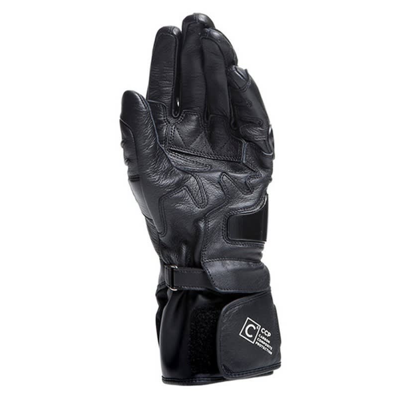 Dainese Carbon 4 Leather Gloves - Long Cuff - Black