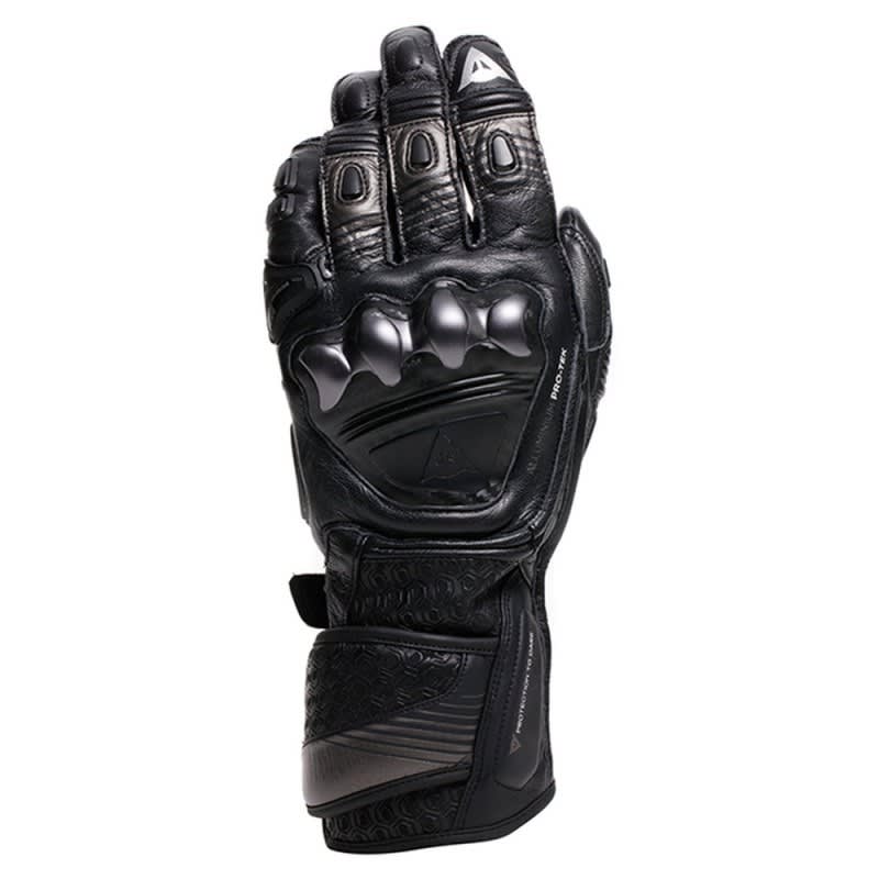 Dainese Fiero Metal Gloves - Leather - Black