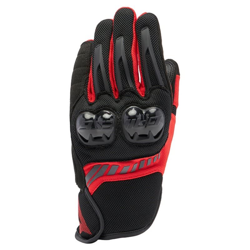Dainese Mig 3 Air Tex Gloves - Black/Lava Red