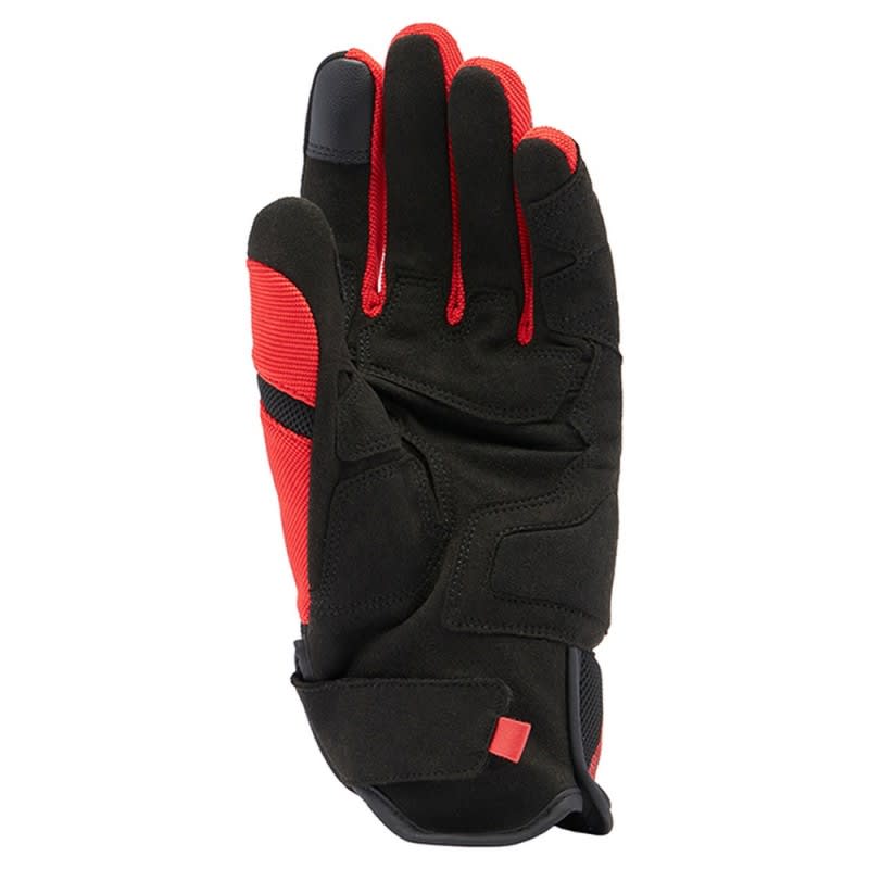 Dainese Mig 3 Air Tex Gloves - Black/Lava Red