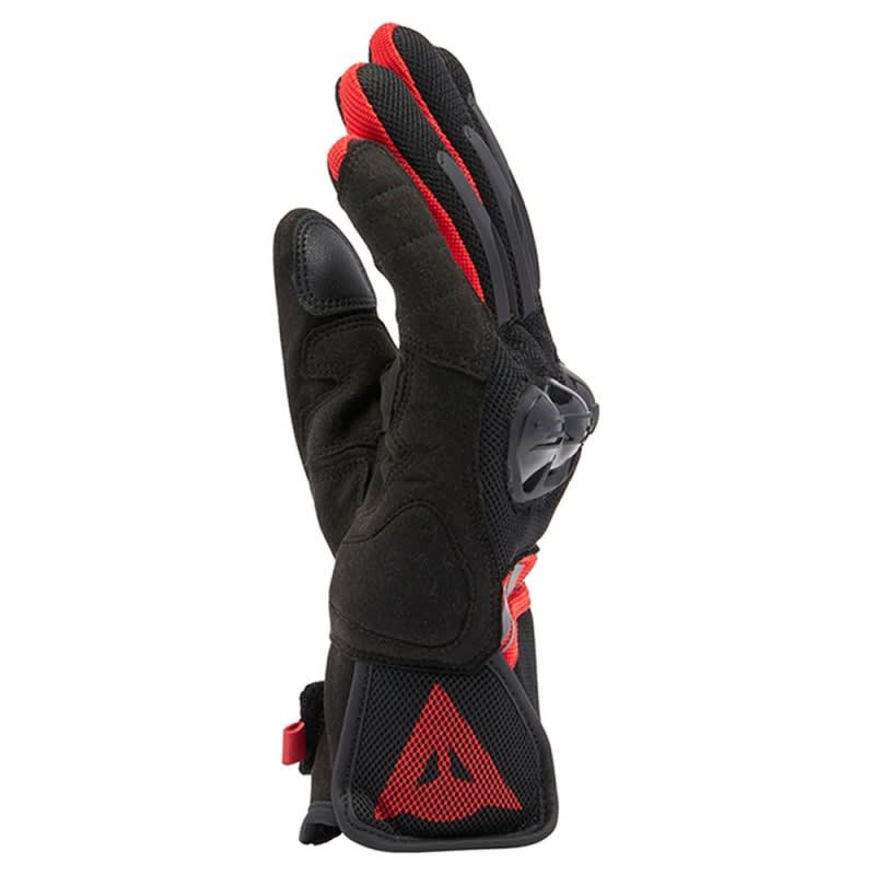 Dainese Mig 3 Air Tex Gloves - Black/Lava Red