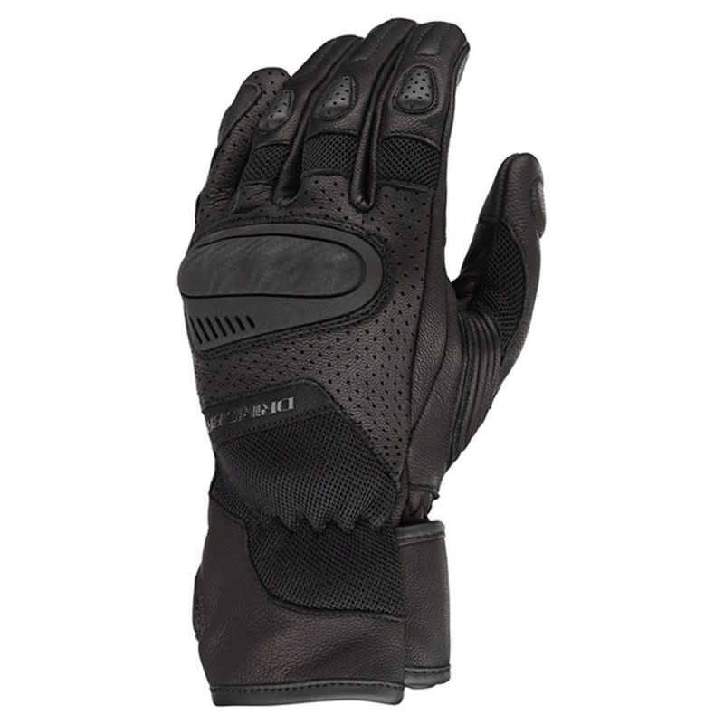 Dririder Aero-mesh 3 Leather Gloves - Black
