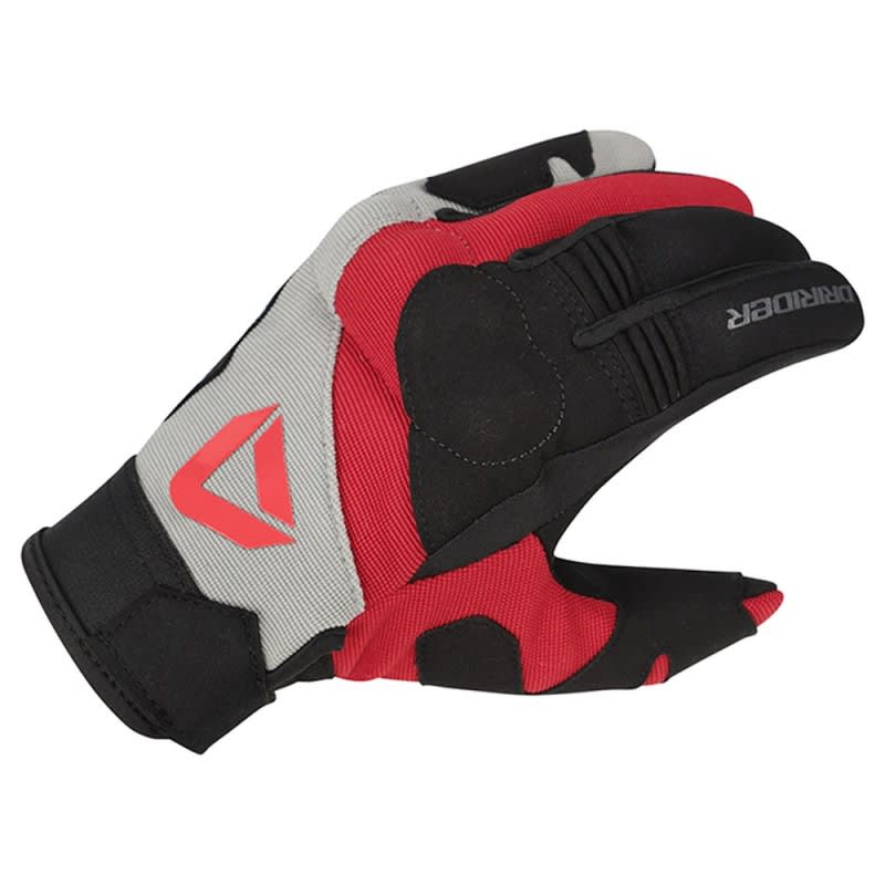 Dririder Rx Adventure Textile Gloves - Black/Red