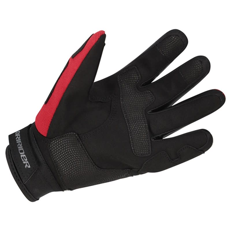 Dririder Rx Adventure Textile Gloves - Black/Red
