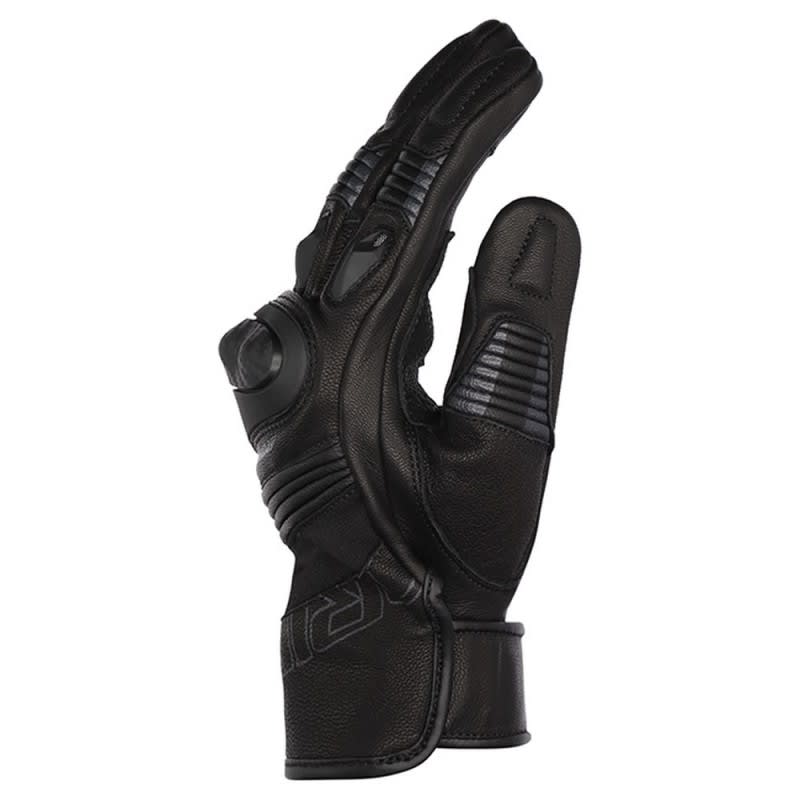 Dririder Torque Leather Gloves - Short Cuff - Black
