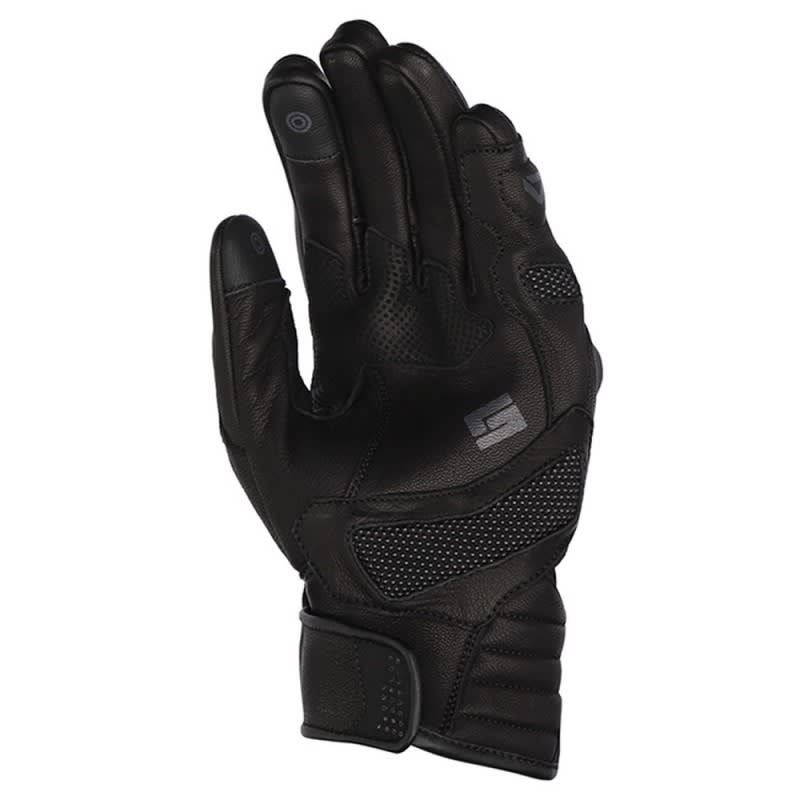 Dririder Torque Leather Gloves - Short Cuff - Black