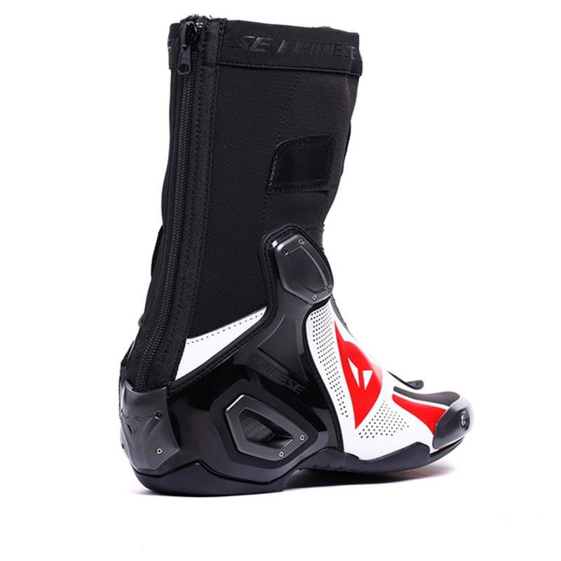 Dainese Axial 2 Air Boots - Black/White/Lava Red