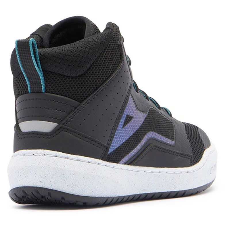 Dainese Suburb Air Ladies Shoes - Black/White/Harbour Blue