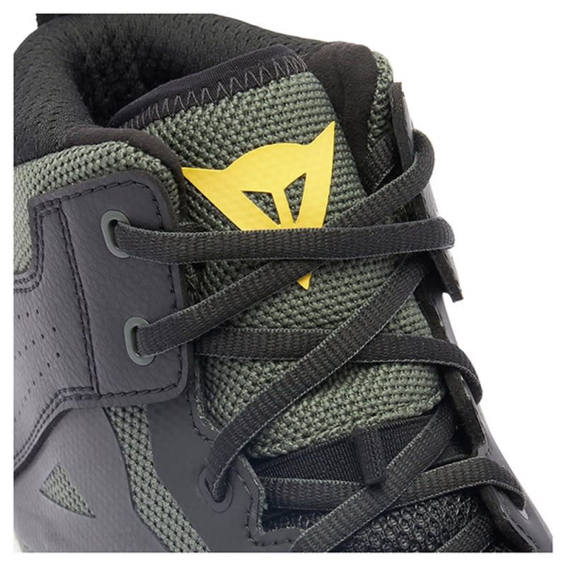 Dainese Suburb Air Shoes - Black/White/Army Green