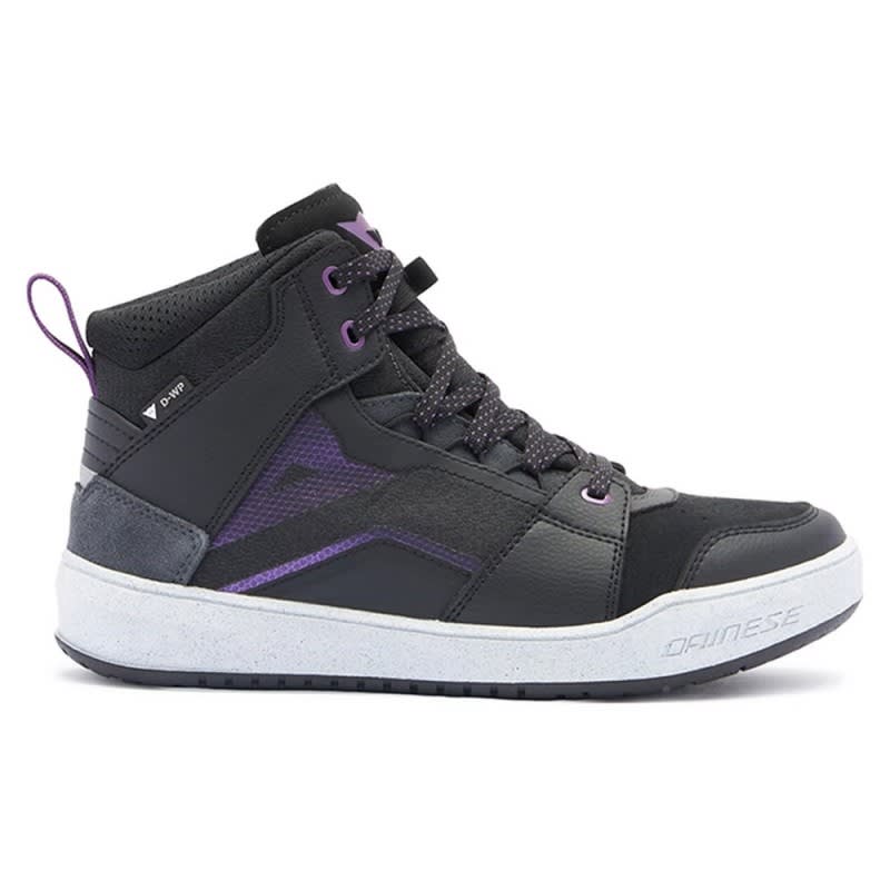Dainese Suburb D-WP Ladies Shoes - Black/White/Metal Purple