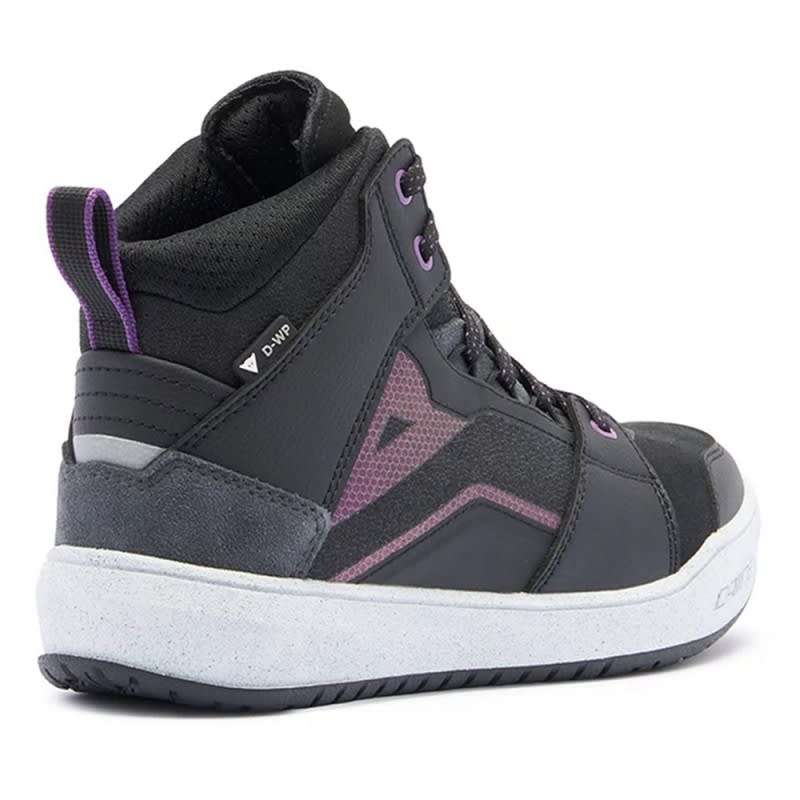 Dainese Suburb D-WP Ladies Shoes - Black/White/Metal Purple