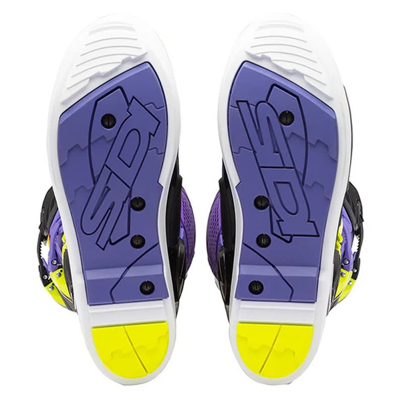 SIDI Crossfire 3 SRS Boots - Violet/Black/Fluoro Yellow
