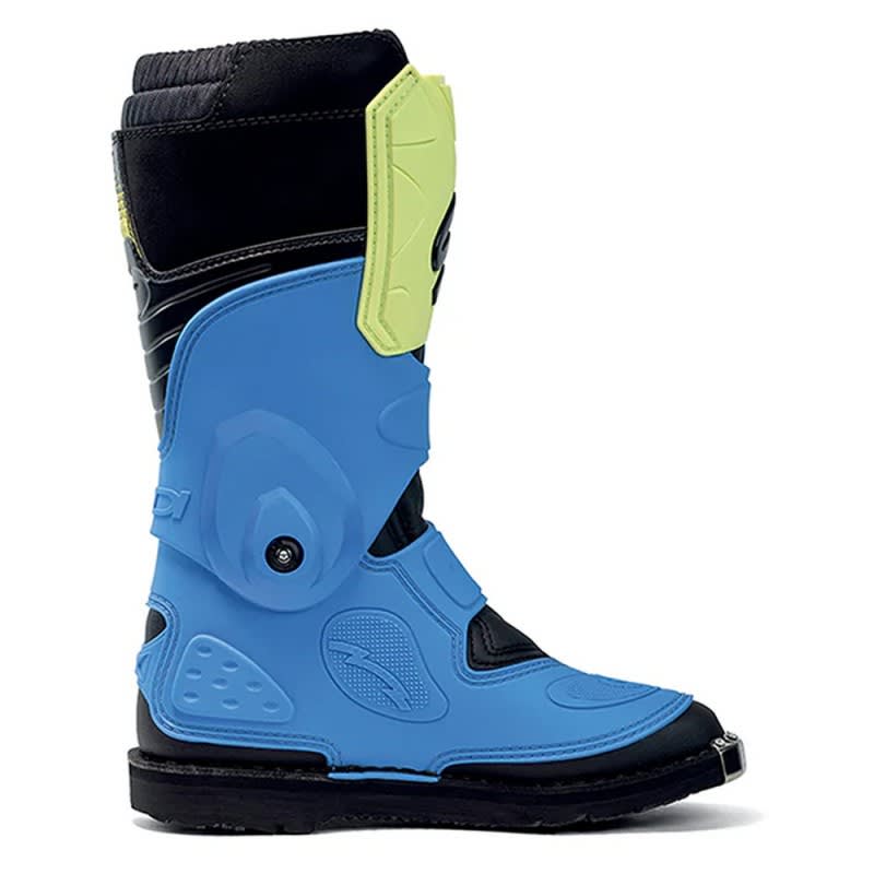 SIDI Flame Boots - Youth - Blue/Lime/Black