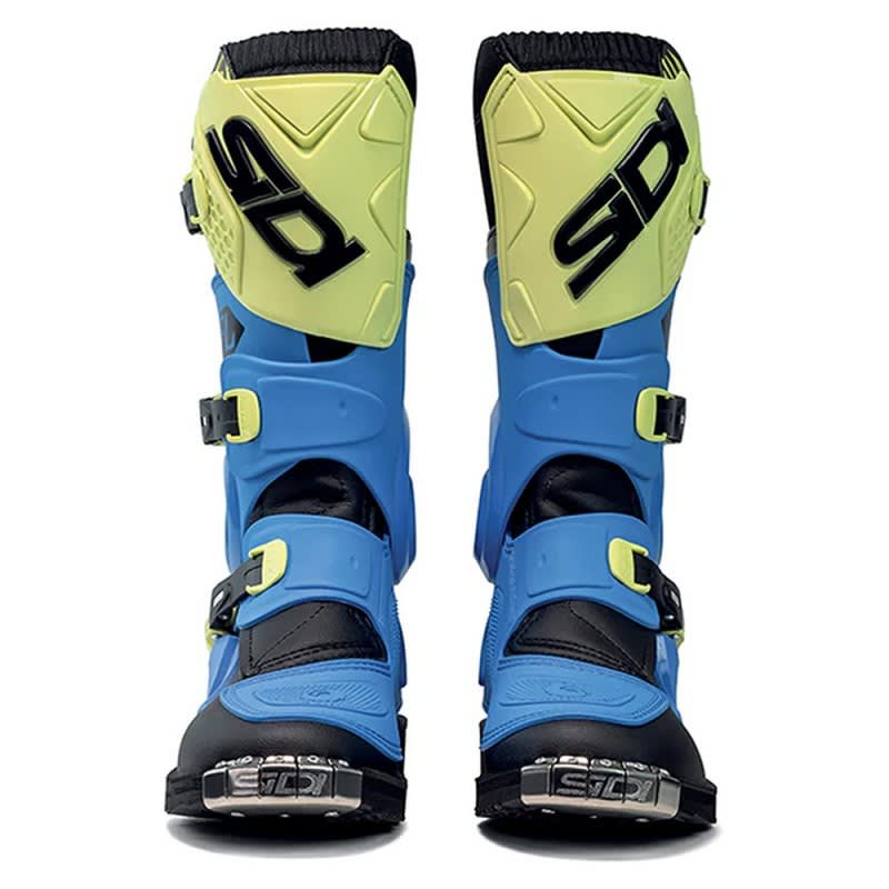 SIDI Flame Boots - Youth - Blue/Lime/Black