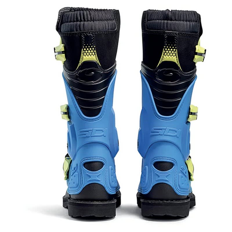 SIDI Flame Boots - Youth - Blue/Lime/Black