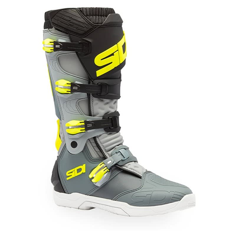 SIDI X-Power SC Boots - Grey/Fluoro Yellow