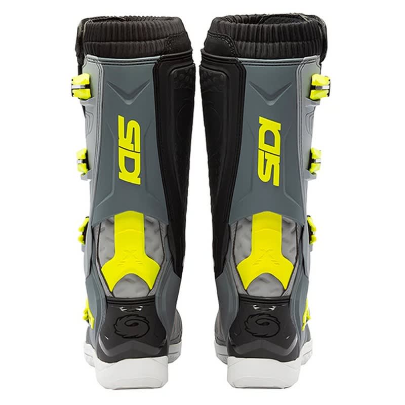 SIDI X-Power SC Boots - Grey/Fluoro Yellow