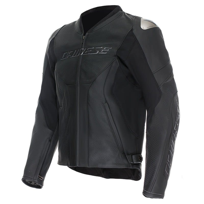 Dainese Racing 5 Jacket - Perforated Leather - Black