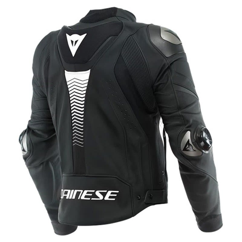Dainese Super Speed 4 Leather Jacket - Mens - Black/White