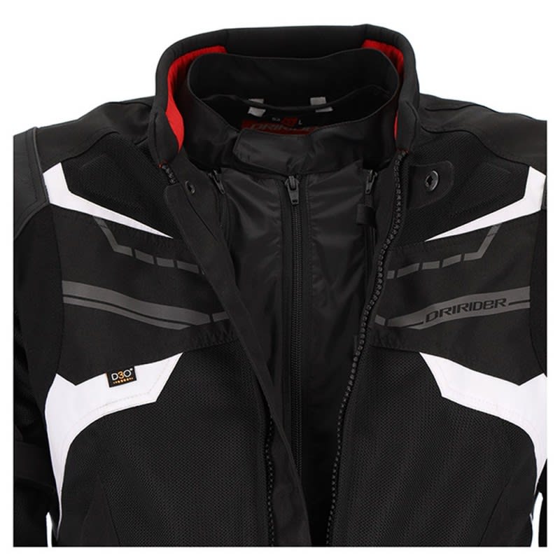 Dririder Climate Control Exo 4 Jacket - Ladies - Black/White