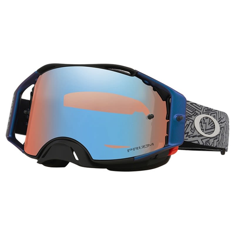 Oakley - Airbrake - Grey Strike - Dark MX Sapphire Iridium Lens