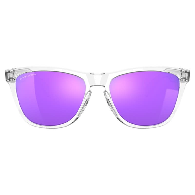 Oakley Sunglasses - Frogskins - Polished Clear - Prizm Violet Lens