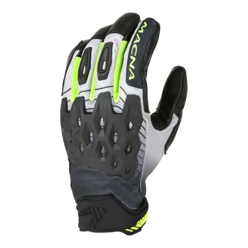 Macna Tanami Gloves - Black/Grey/Fluo/Yellow