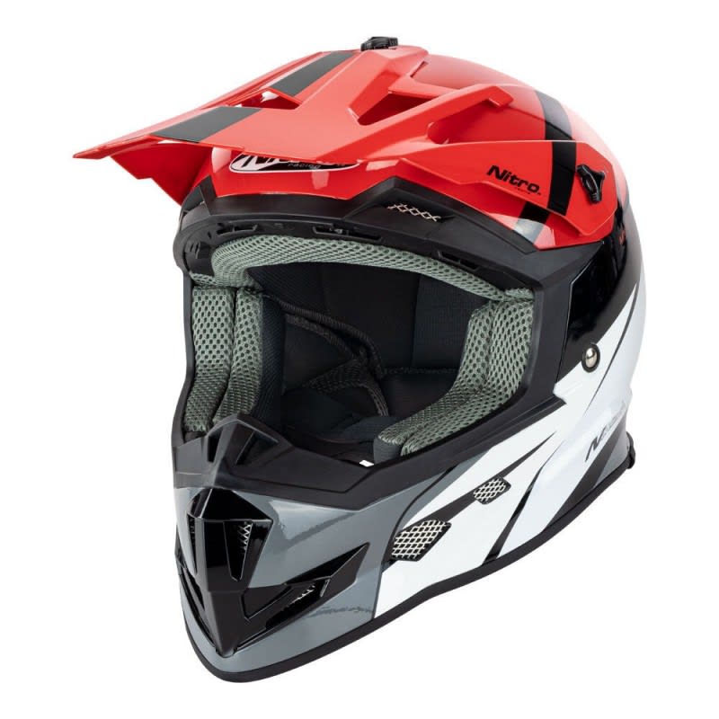 Nitro MX700 Recoil Red/Black/White Youth Helmet