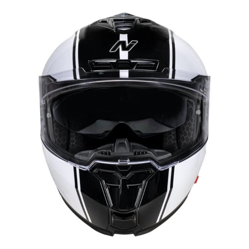 Nitro F920 DVS Turismo Gloss White/Black Modular Helmet