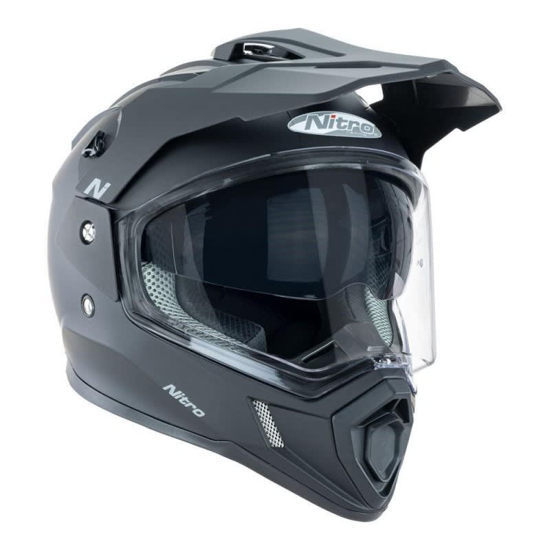 Nitro MX780 DVS Satin Black Adventure Helmet