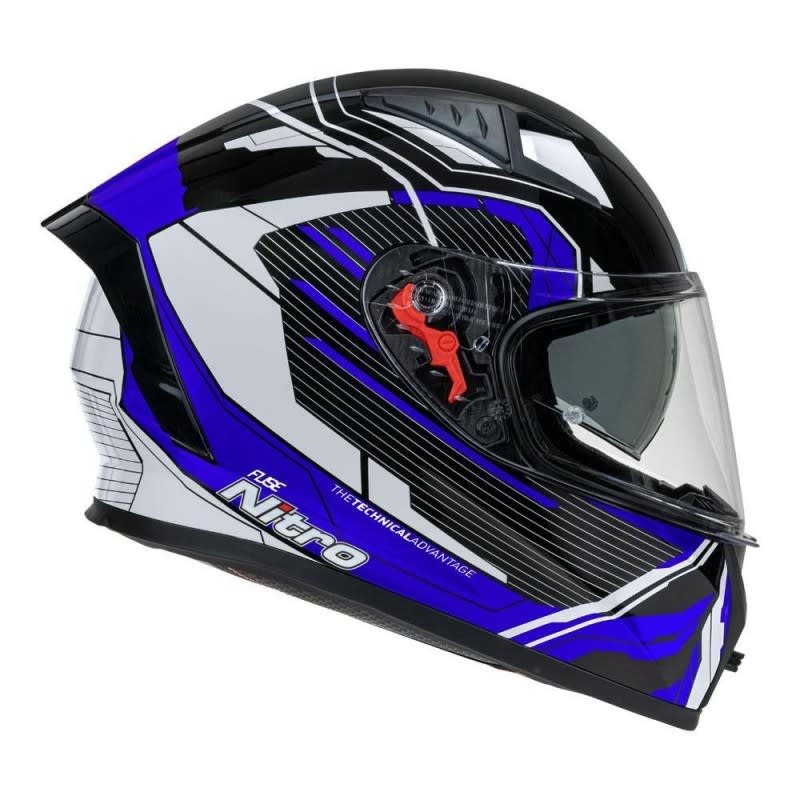 Nitro N501 DVS Fuse Gloss Blue/White/Black Helmet
