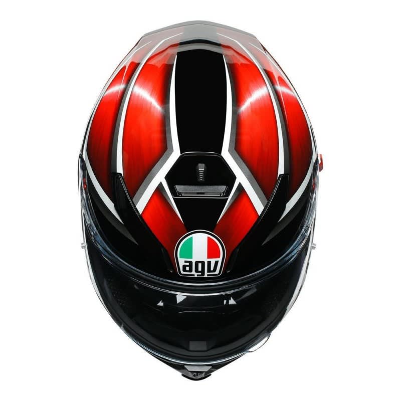 AGV K5 S Tempest Black/Red Helmet