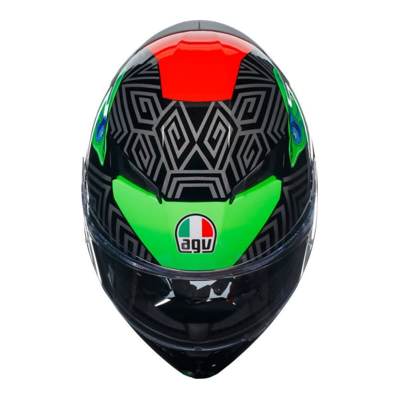 AGV K3 Kamaleon Black/Red/Green Helmet