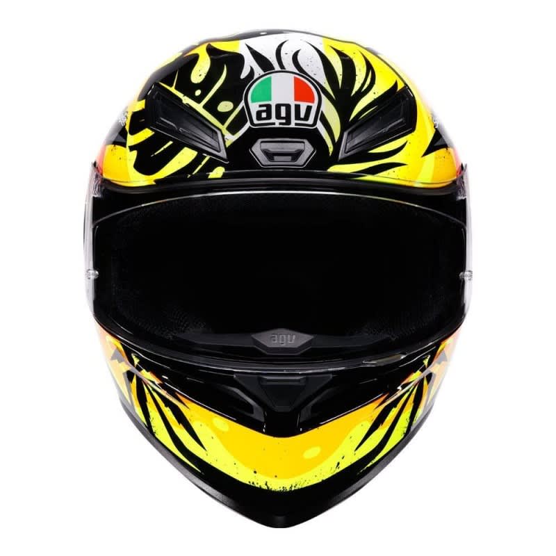 AGV K1 S Tropicrush Gloss Black/Orange Helmet