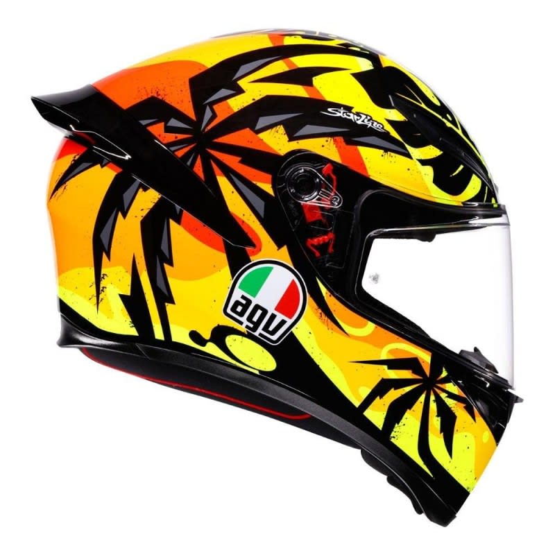AGV K1 S Tropicrush Gloss Black/Orange Helmet