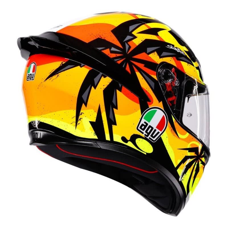 AGV K1 S Tropicrush Gloss Black/Orange Helmet