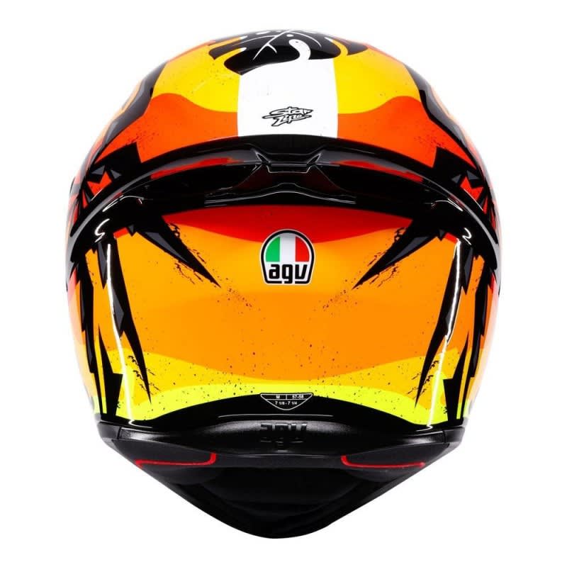 AGV K1 S Tropicrush Gloss Black/Orange Helmet