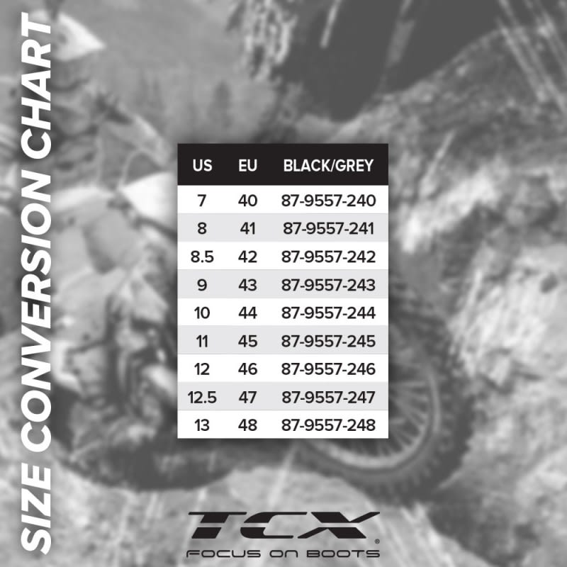 TCX Ikasu Air Boots Black/Grey