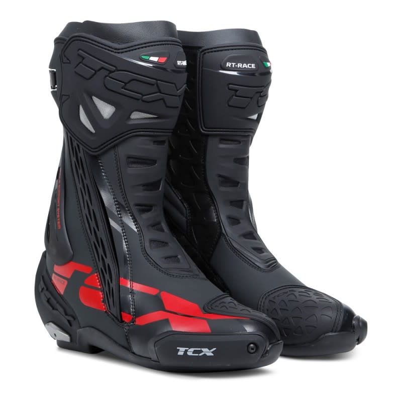 TCX Rt-race Boots Black/Grey/Red