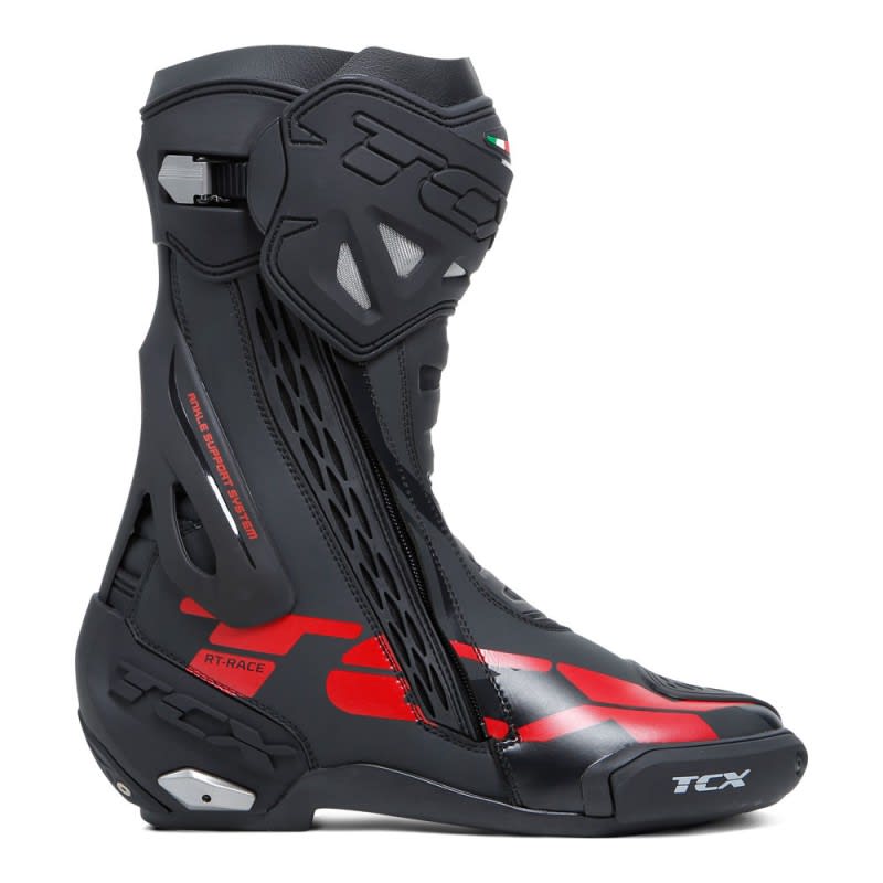 TCX Rt-race Boots Black/Grey/Red
