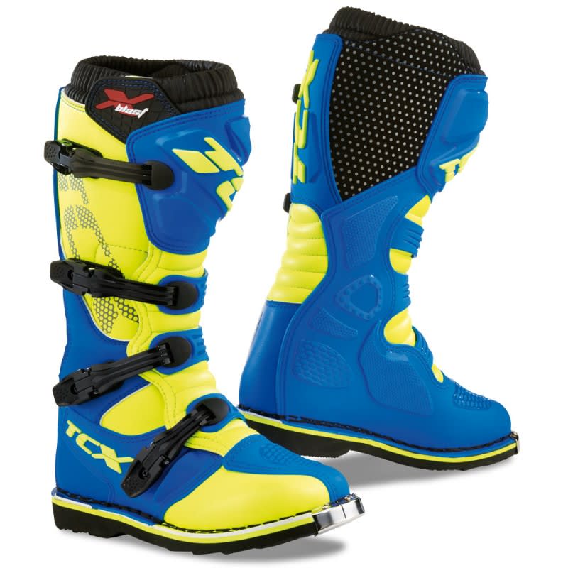 TCX X-blast Boots Blue/Fluoro Yellow