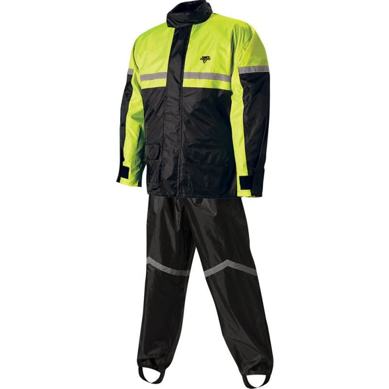 Nelson-Rigg SR-6000 Stormrider Two-Piece Black/Hi-Vis Rain Suit