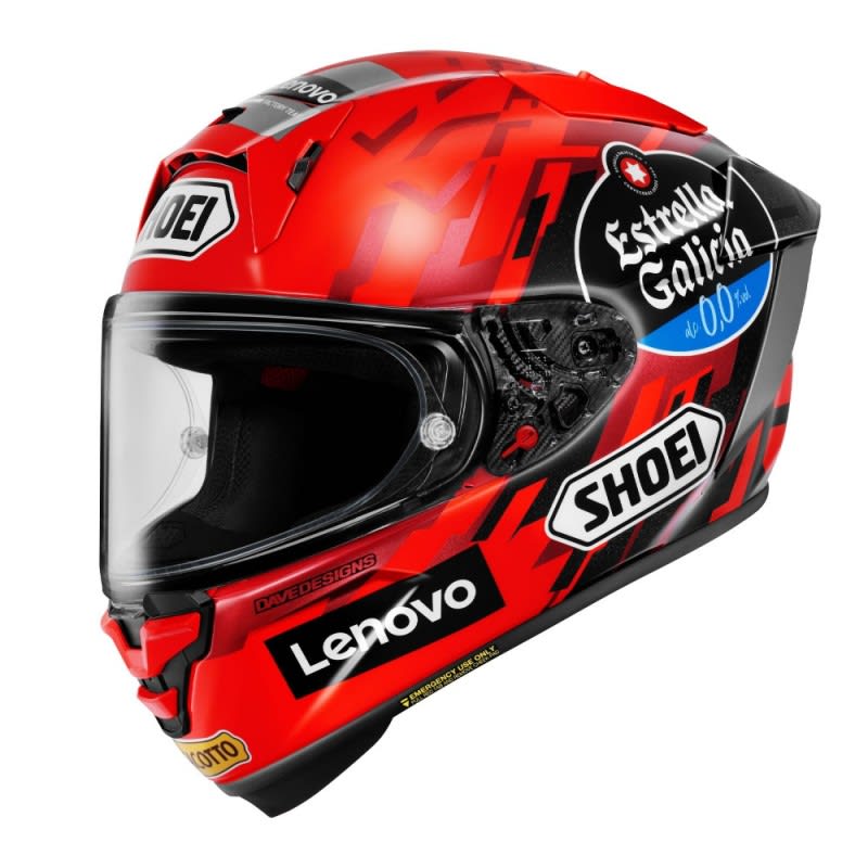 Shoei X-SPR Pro Marquez 9 TC-1 Helmet - Red