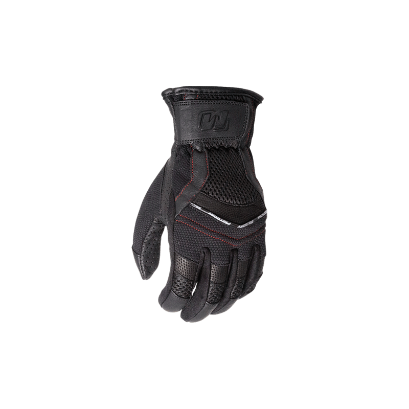 MotoDry Summer Vented Leather Glove Mens Black