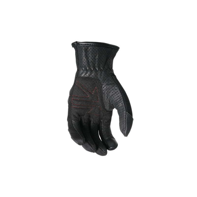 MotoDry Summer Vented Leather Glove Mens Black